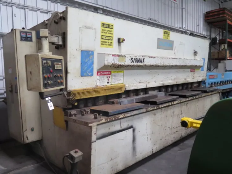Used 2001 DURMA AHGM 4016 Power Squaring Shears (Inch) California US | Wheeler Machinery Sales #924676