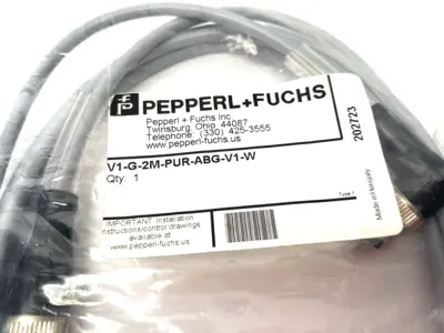New | in-Stock Pepperl+Fuchs Shielded Connection Cable A-Coded 202723 Cable & Wire Michigan US | Maverick Industrial Sales #1392997
