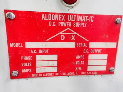 Used ALDONEX INC 0212200 DC Power Supplies Ohio US | HGR 24 #1186298