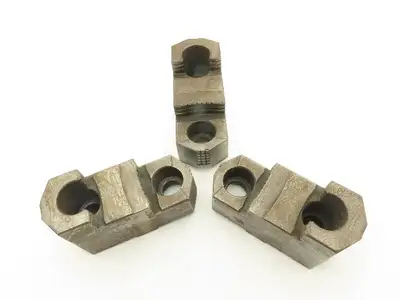 SCA 413185 Lathe Chuck Jaws Reversible T-Track mount Set of 3