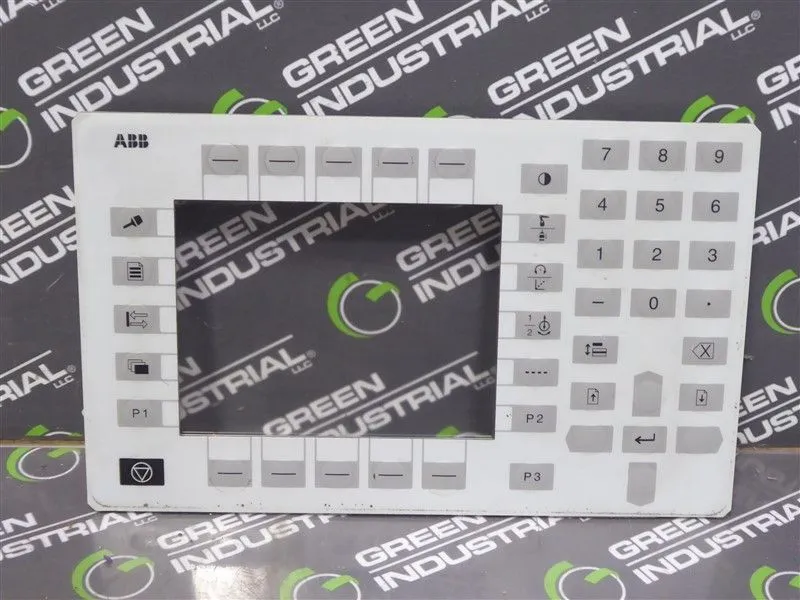 ABB 3HNP 00006 Teach Pendant Overlay / Keypad Assembly Rev. 7 Used
