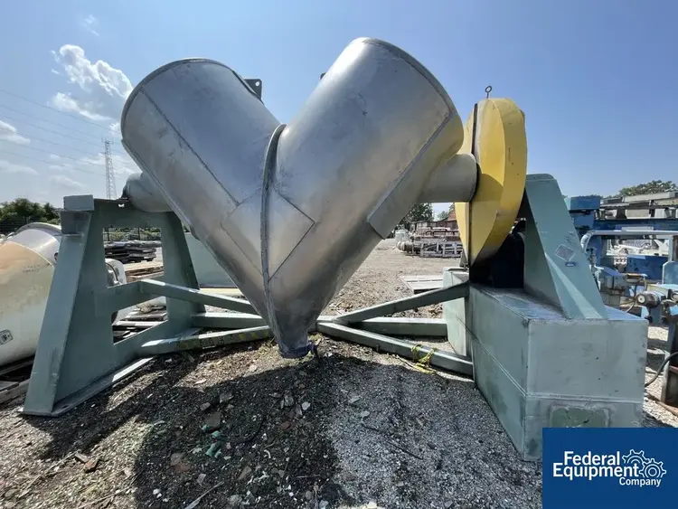 Used Gemco 300 Cu Ft Gemco Twin Shell Blender, S/S Agitators, Blenders, Mixers Ohio US | Federal Equipment Company #127053