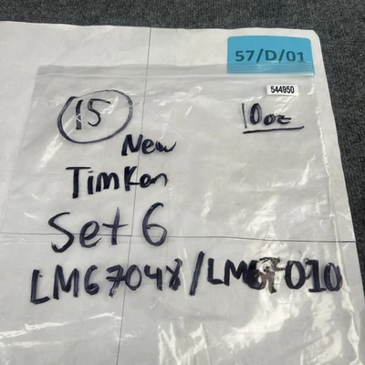 New | in-Stock Timken Set6 (LM67048 LM67010) Bearings California US | Davliegogo LLC #1706469