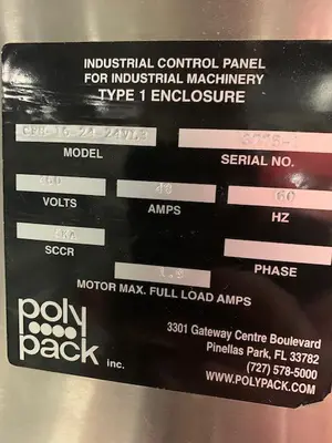 USED 2012 POLYPACK CFH 16-24-24 VL3