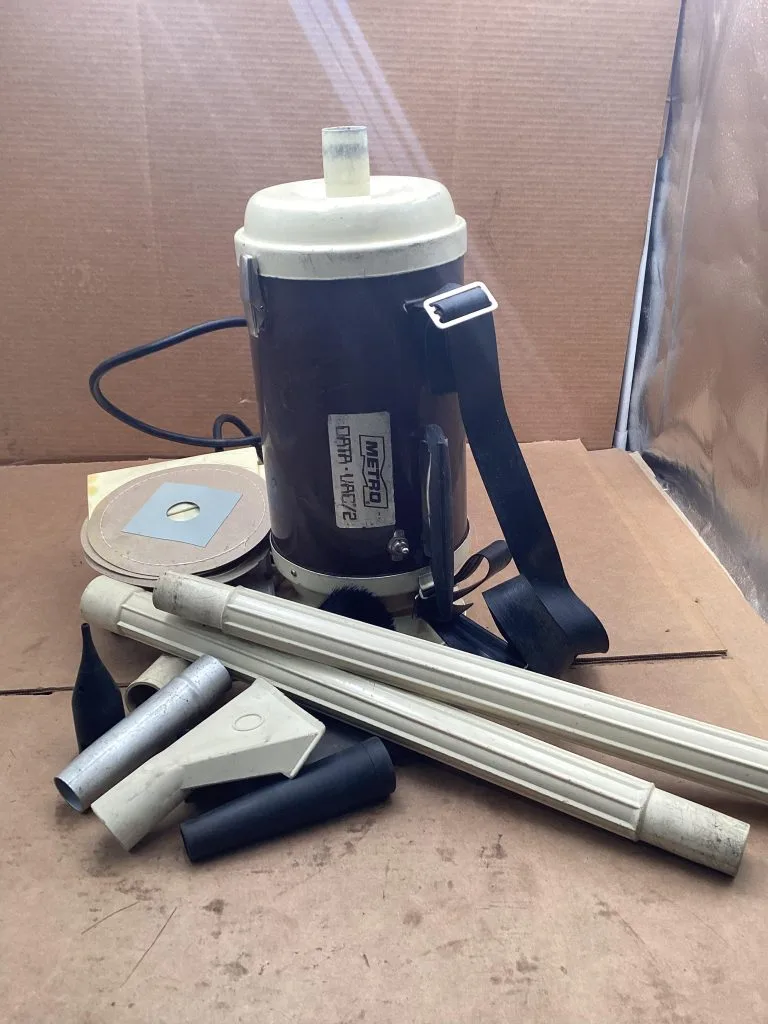 Metro Data-Vac/2 Handheld Portable Micro Cleaning Vacuum with Attachments