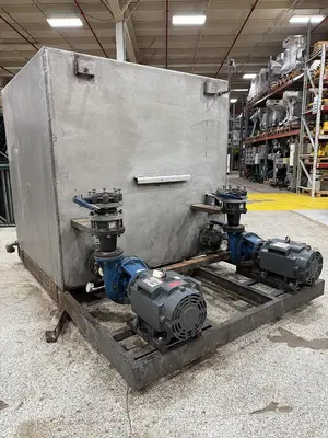 USED METAL FABRICATOR PUMP TANK