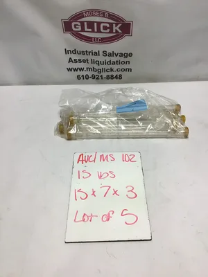 Glass Test Tube No S&K 1/2-37-G-10 (Lot of 5)