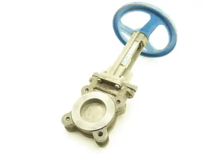 Velan L10-0310C-13SL  3" Stainless Knife Gate Valve 316SS Rising Stem Lug Style