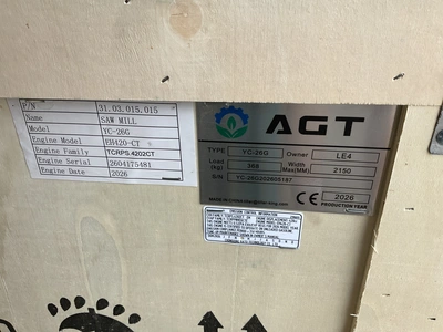 Used AGROTK YC-26G SAWMILL Sawmill Bandsaws Michigan US | Miedema Asset Management Group #1406911
