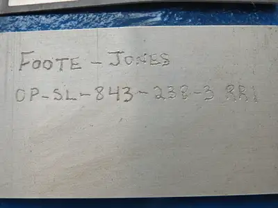 Foote Jones Inline Gear Reducer Drive with Motor Mount 244:1 Ratio