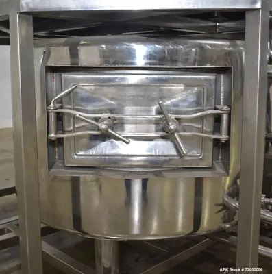 Used Allied Beverage Tanks 3.5 BBL Stainless Steel Brewhouse System – Complete Setup