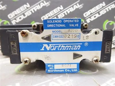 Northman SWH-G02-B21S-A220-10-LS Solenoid Directional Valve Used