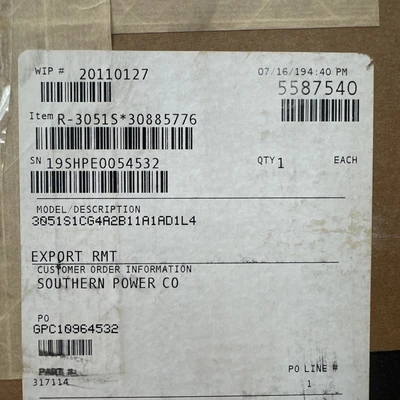 New | in-Stock Rosemount 3051S2CG4A2B11A1AE5M5 Test Equipment - Other Indiana US | J&J Industrial Supply #1259671