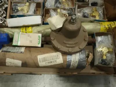 3 PALLETS OF ASSORTED VALVE PARTS