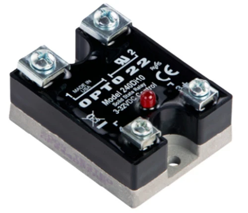 Opto 22 240Di10 240 VAC, 10 Amp, DC Control Solid State Relay SSR [New]