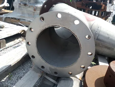 Unbranded 13" Inlet 10-1/4" Outlet 316 Stainless Y Junction Pipe Surplus