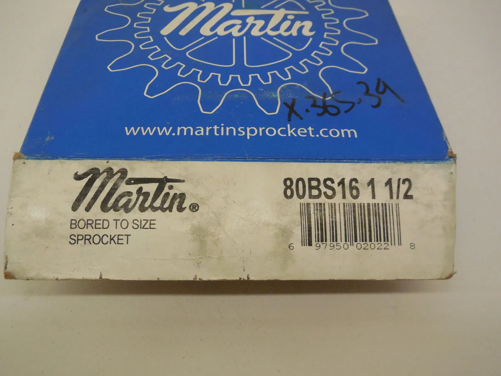 NEW MARTIN SPROCKET 80BS16 1 1/2 ROLLER SPROCKET 80BS16112