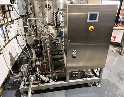 GEA Westfalia HB025-SL Plug & Win CB 50 beer clarifier skid, 316SS.
