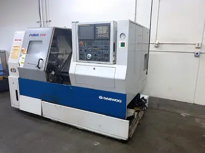 2004 DAEWOO PUMA 240  CNC 2-Axis Lathe