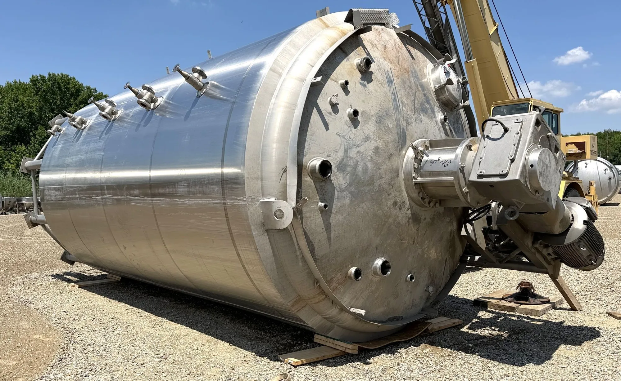 Used DCI, INC. 15000 Gallon Jacketed Mix Tank Stainless Steel Tanks New Jersey US | EcReCon Inc #1280820