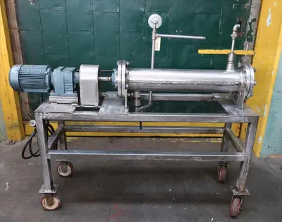 SPC8475  Miscellaneous Equipment Votator agitated holding unit, 6" diamenter x 35" long tube, on stand with casters