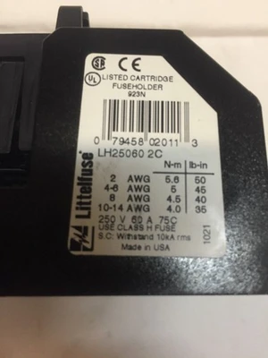 NEW LITTELFUSE LH25060-2C