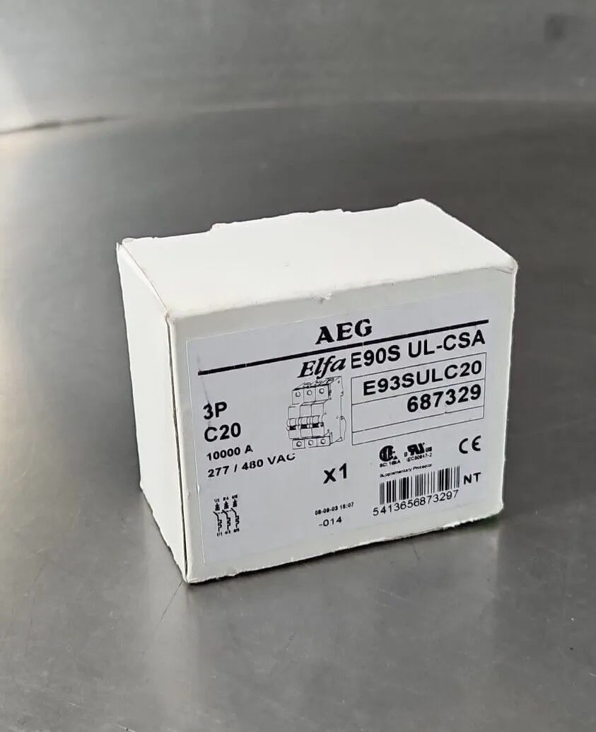 AEG Elfa E90SULCSA 3P C20 Circuit Breaker. Loc4E-17