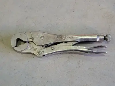 6 pcs Assorted Tools (Vise Grip, Riveter, Pliers, Crimper)