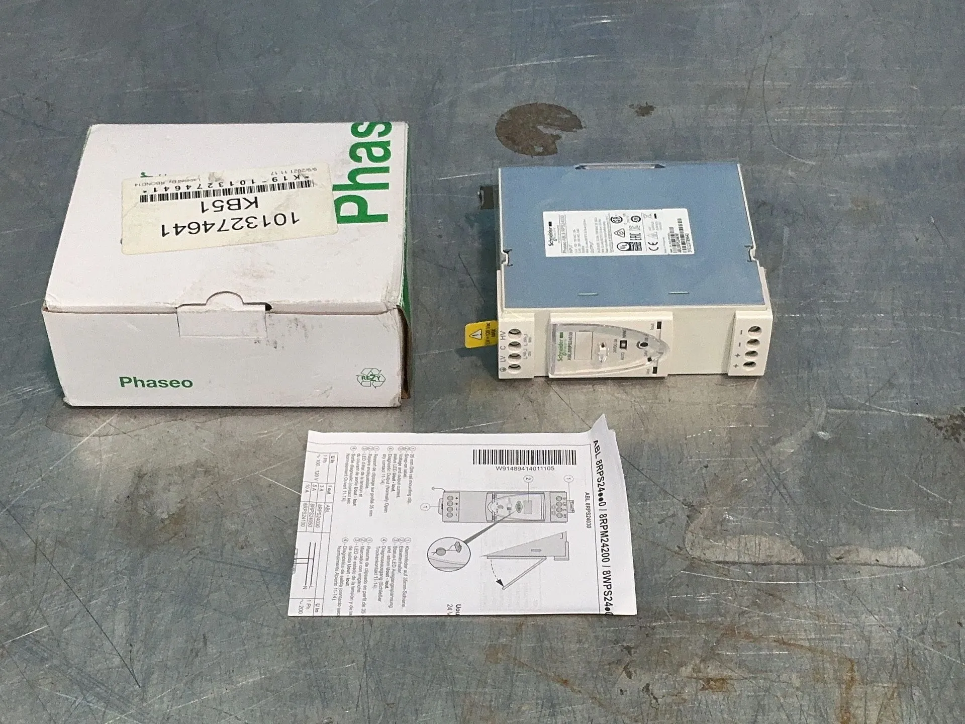 New | in-Stock SCHNEIDER ELECTRIC ABL8 RPS24030 DIN Rail Power Supplies Ohio US | HGR 24 #1263334