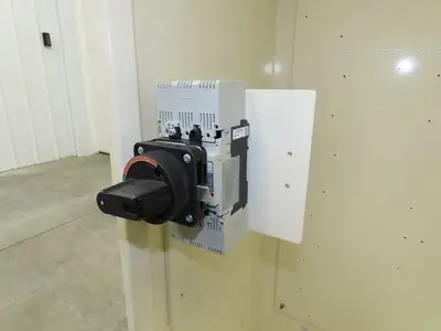 Freestanding Electrical Enclosure 1500x650x500mm Backplate 50 Amp Disconnect