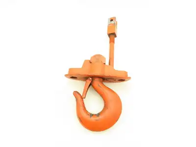 CM Lodestar 2 Ton Hoist Upper Rigid Hook Suspension Latch Hook Orange 627-710