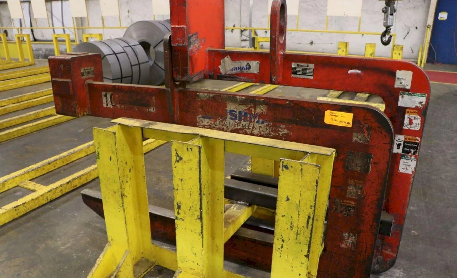 20,000 LBS x 72"  BUSHMAN MODEL #624 COIL LIFT C-HOOK: YOBRO #24521