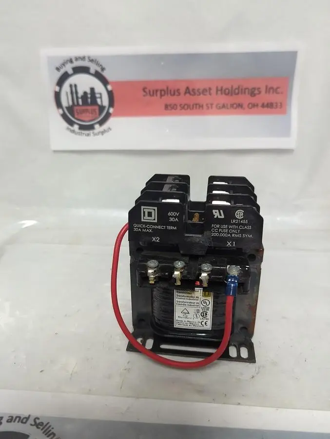 Used SQUARE D 9070TF100D1 Miscellaneous Equipment (Electrical & Power) Ohio US | Surplus Asset Holdings #1234439