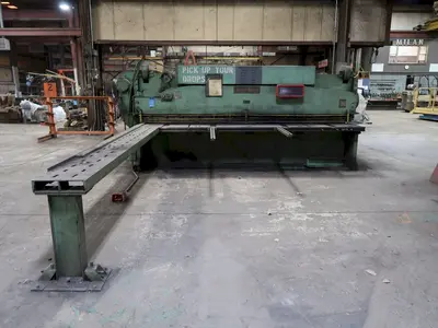 12' X 3/8" LODGE & SHIPLEY MODEL 0612 MECHANICAL POWER SQUARING SHEAR: STOCK 11410