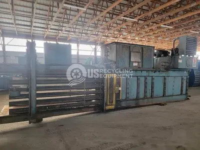 Used AMERICAN BALER TWO 7242H1075 WIDE MOUTH AUTO TIE HORIZONTAL Balers Pennsylvania US | US Recycling Equipment #1262696