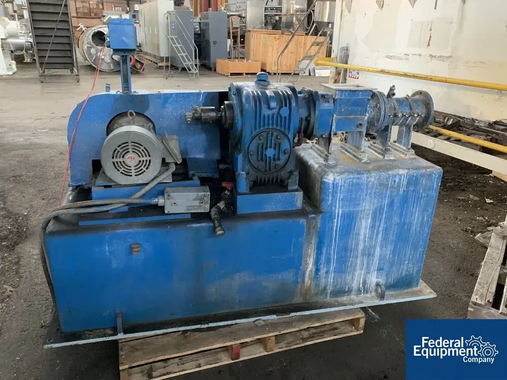 USED Bonnot Bonnot Single Screw Extruder