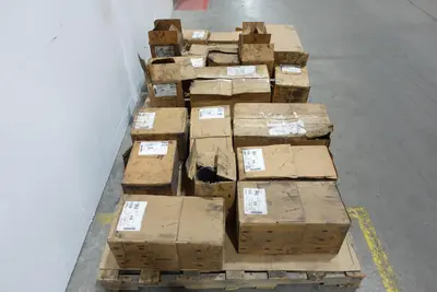 2 PALLETS OF JCM UNIVERSAL CLAMP COUPLINGS, ASSORTED SIZES