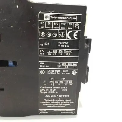 USED TELEMECANIQUE LP1D3210