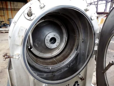 Krauss-Maffei SZ 70-1 pusher centrifuge, 316SS.