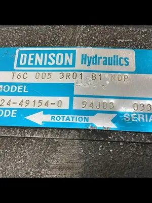 USED DENISON HYDRAULICS T6C 005 3R01 B1 N0P