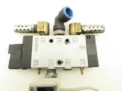 Festo  CPE24-M1H-5LS-3/8 Pneumatic Solenoid Valve 24VDC 3/2 Way