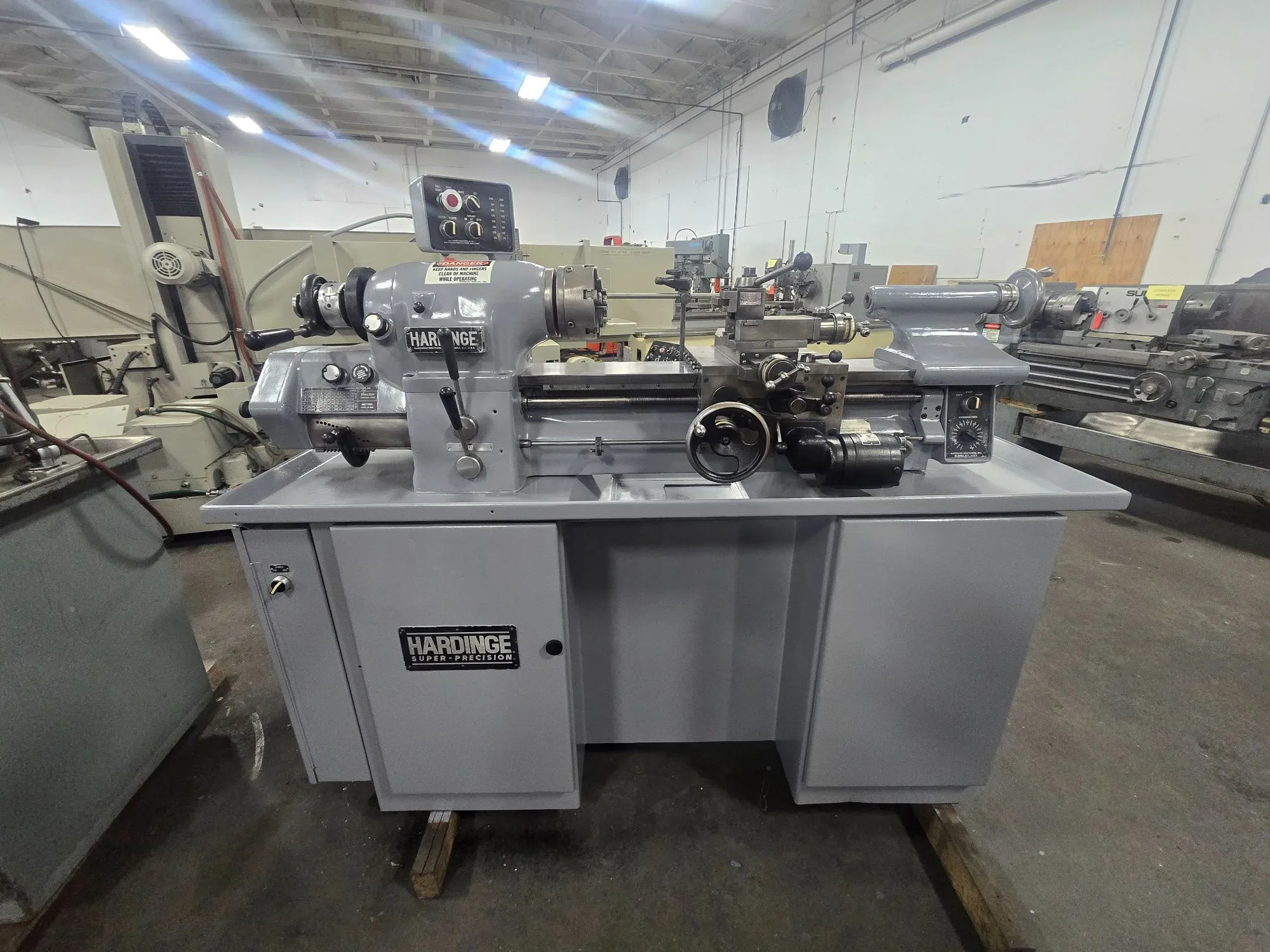 USED HARDINGE HLV-H-EM