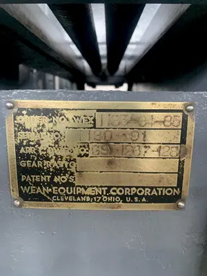 6,000 LB X 24" X .125" WEAN SLITTING LINE. STOCK # 2400119