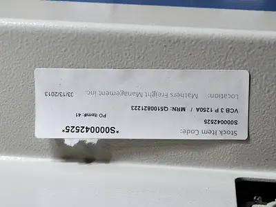 USED AREVA HVX12-31-12E185