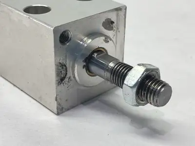 USED SMC PNEUMATIC CYLINDER 1-1/16" BORE 6" STROKE