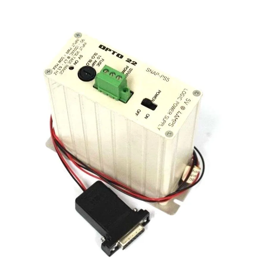 USED OPTO 22 SNAP-PS5 5V 4AMP LOGIC POWER SUPPLY SNAPPS5