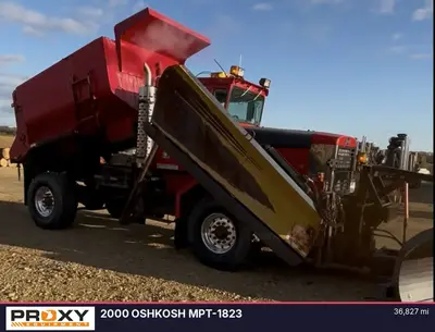 Used 2000 OSHKOSH MPT-1823 Dump trucks Wisconsin US | Proxy Equipment #1426031