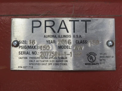 Used PRATT _UNKNOWN_ Valves/Fittings Texas US | OCO Industrial #1715366