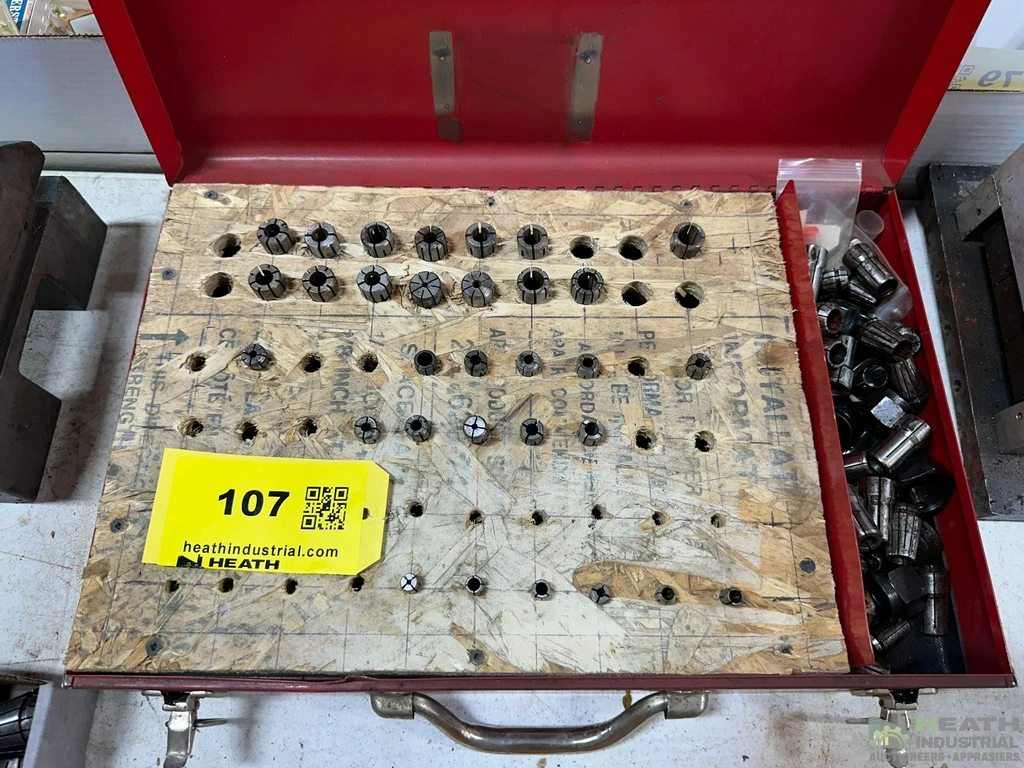 Used _UNKNOWN_ LARGE QUANTITY OF DOUBLE ANGLE COLLETS Collets Illinois US | Heath Industrial Auction Services #1549675
