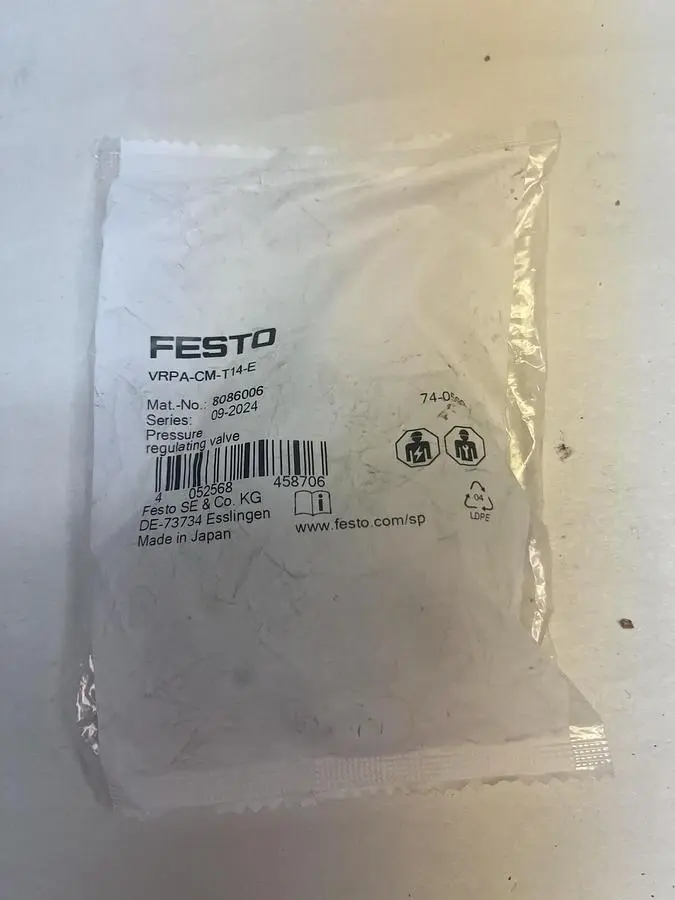 New | in-Stock FESTO VRPA-CM-T14-E Air Pressure Regulators Ohio US | Surplus Asset Holdings #1520423